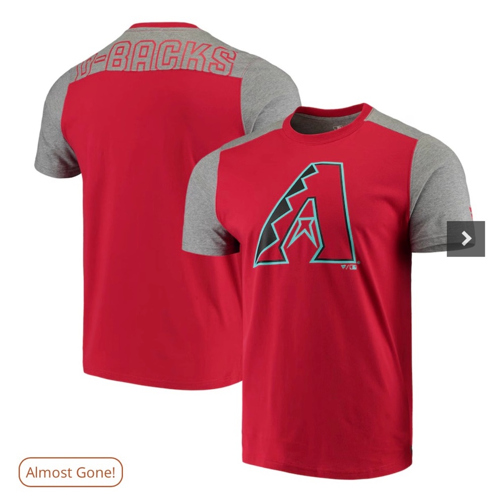 Arizona Diamondbacks Fanatics Branded Iconic T-Shirt - Red/Gray Men’s Medium